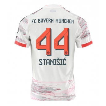 Billige Fotballdrakt Bayern Munich Josip Stanisic #44 Replika Bortedrakt 2025-26 Kortermet